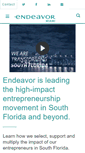 Mobile Screenshot of endeavormiami.org